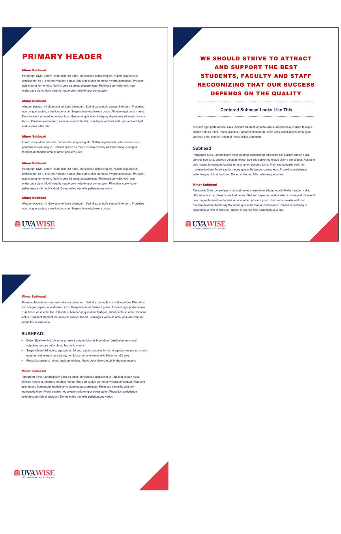 Microsoft Word Templates | University of Virginia Wise