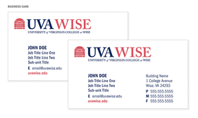 UVA Wise Business Cards