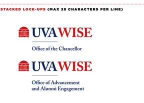 UVA Wise Horizontal and Stacked Lockups